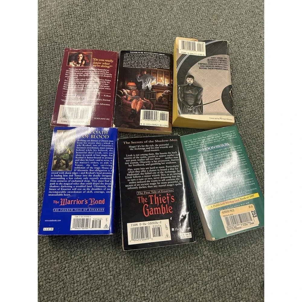 Lot of 10 Vintage Science Fiction Books Paperback Sci-Fi Juliet McKenna More